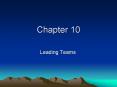 Leading Teams PowerPoint PPT Presentation