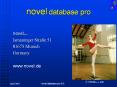 novel database pro PowerPoint PPT Presentation