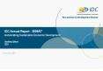 IDC%20Annual%20Report%20-%202006/07%20Accelerating%20Sustainable%20Economic%20Development PowerPoint PPT Presentation