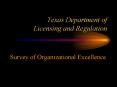 Texas Department of Licensing and Regulation PowerPoint PPT Presentation