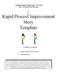 Continuous Improvement Story Cover Page PowerPoint PPT Presentation
