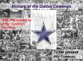 History of the Dallas Cowboys PowerPoint PPT Presentation