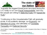 The state of our Nation