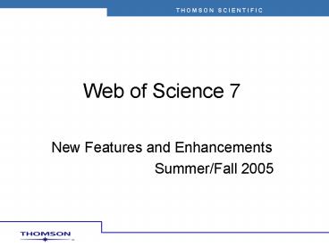 Web of Science 7