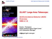 GLAST Proposal Review