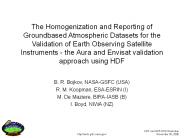 HDF and HDF-EOS Workshop