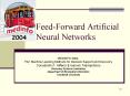 FeedForward Artificial Neural Networks PowerPoint PPT Presentation