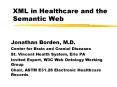 XML in Healthcare and the Semantic Web PowerPoint PPT Presentation