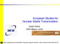 European Studies for Nuclear Waste Transmutation PowerPoint PPT Presentation