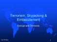 Terrorism, Skyjacking PowerPoint PPT Presentation