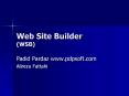 Web Site Builder WSB PowerPoint PPT Presentation