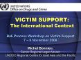 VICTIM SUPPORT: The International Context PowerPoint PPT Presentation