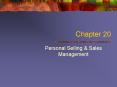 Personal Selling PowerPoint PPT Presentation