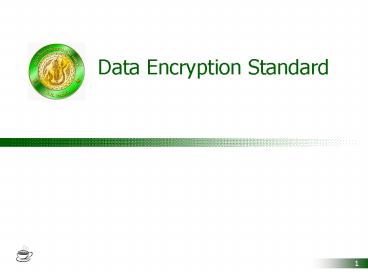 PPT – Data Encryption Standard (DES) PowerPoint presentation | free to ...