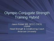 Olympic-Conjugate Strength Training Hybrid