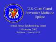 U'S' Coast Guard Preventive Medicine Update PowerPoint PPT Presentation