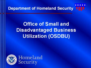 Department of Homeland Security
