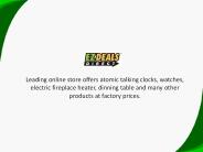 Atomic Talking Clock & Wrist Watch