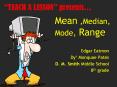 Mean, Median, Mode, and Range 1st PowerPoint PPT Presentation