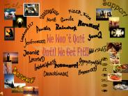 Orange Team Vision Board