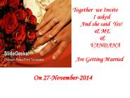 MUKESH VANDANA WEDLOCK INVITE