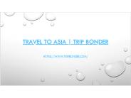 Travel to Asia|TripBonder