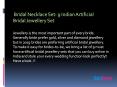 9 Types of Indian Artificial Bridal Jewellery Set (2)