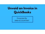 How to Unvoid an Invoice in QuickBooks?