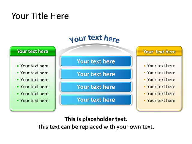 PowerPoint Slide - diagram-text-box-multicolor-2-text-boxes-tg-131