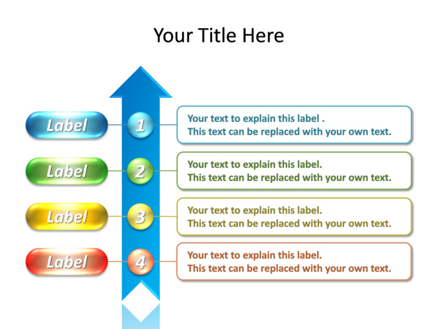 PowerPoint Slide - process-diagram-multicolor-4-process-tg-23