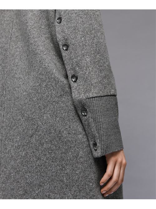 Cappotto lungo collo+polsi maglia ACCESS | 54-9014-548-GRE