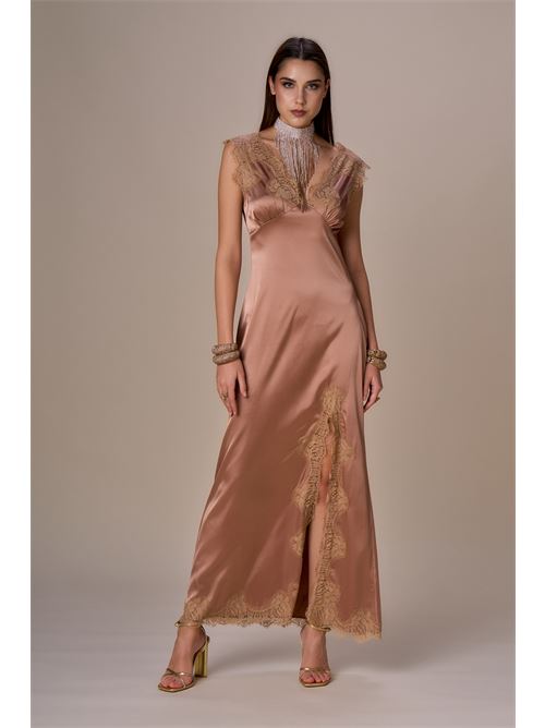 Abito sottoveste raso c/pizzo NO SECRETS | 253NS028-CAR