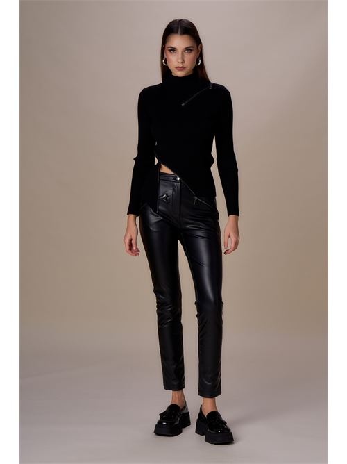 Pull collo alto c/zip NO SECRETS | 253NS042-LIQ