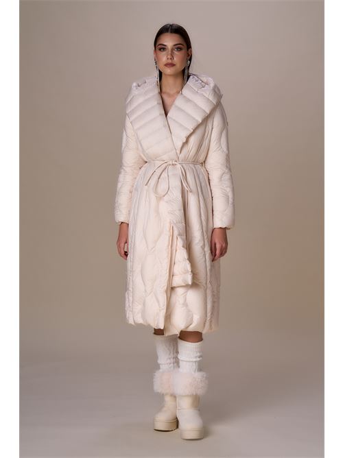 Piumino lungo c/cintura NO SECRETS | 253SS010-LAT