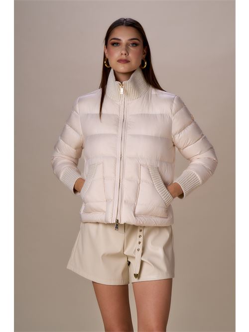 Piumino corto bordi maglia lurex NO SECRETS | 253SS022-LAT