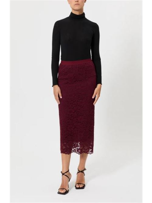 Gonna tubino midi pizzo PINK MEMORIES | 11911/G-38