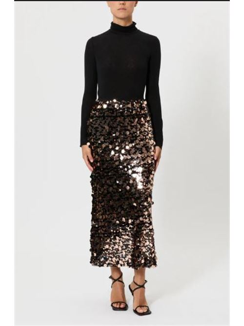 Gonna tubino macropaillettes PINK MEMORIES | 11914-06