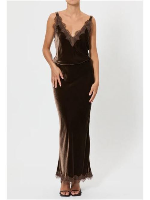 Gonna sirena velluto pizzo PINK MEMORIES | 11936-06