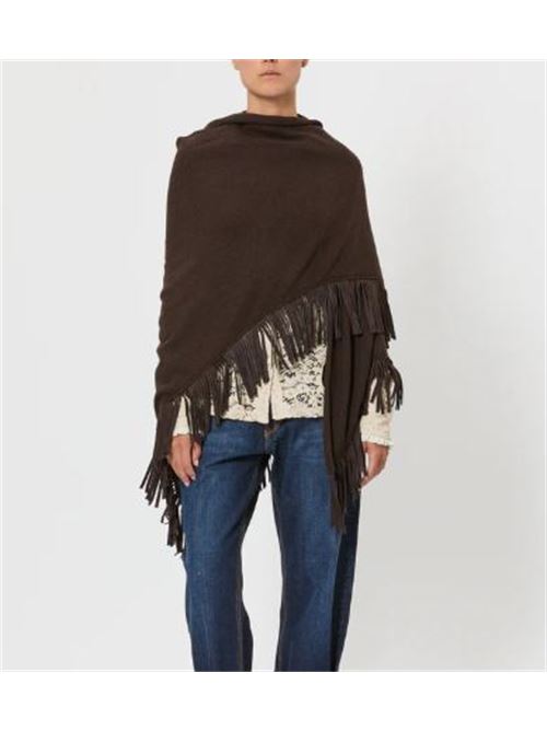 Kefia c/frange camoscio PINK MEMORIES | 11965-06