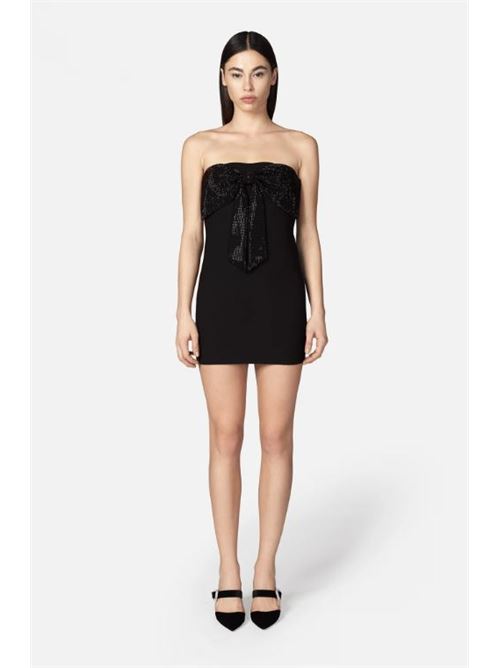 Abito tubino c/fiocco strass TWENTYFOURHAITCH | ALNITAK-NER
