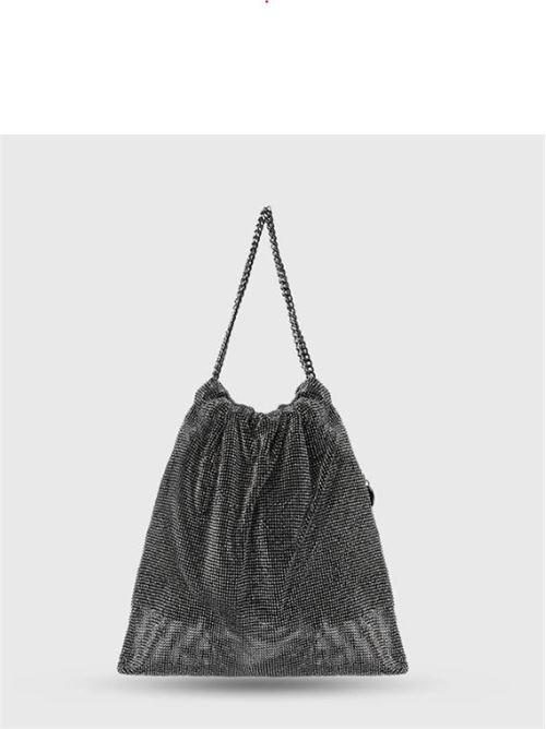 Sacchetto maglia strass c/tracolla TWENTYFOURHAITCH | BAHIRA-GRI