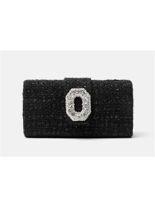 Pochette rigida tessuto chanel c/fibbia strass TWENTYFOURHAITCH | MINELAVA-NER