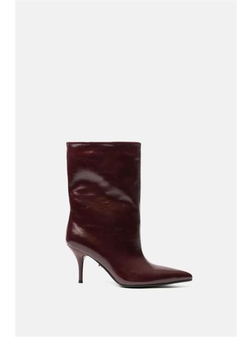 Tronchetto effetto vernice stropicciata tacco8cm TWENTYFOURHAITCH | UNUK-PRU