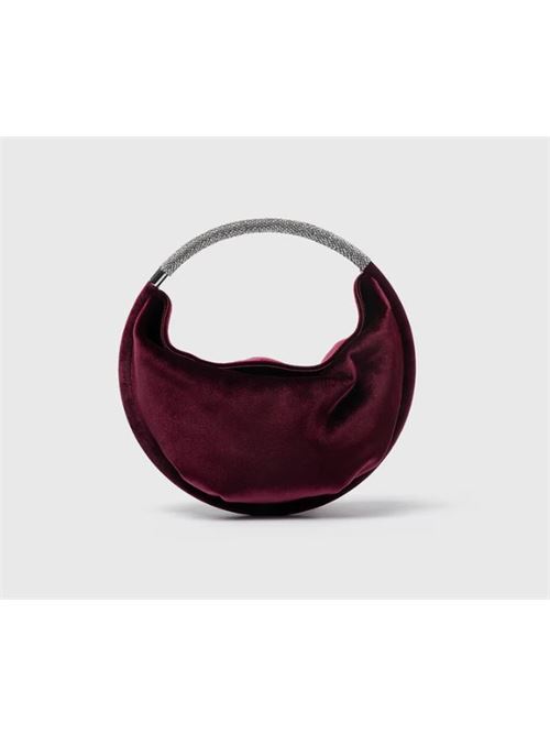 Borsa mini velluto manico cerchio cristalli TWENTYFOURHAITCH | VELVET MERCURY-PRU