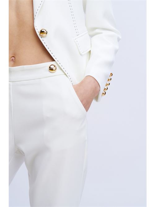 Pantalone stretto spacchetti c/bottoni oro NO SECRETS | 251NS015-LAT