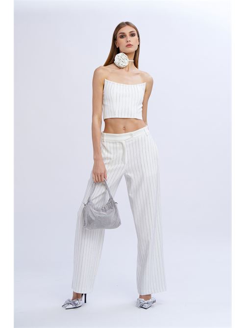 Top bustier gessato diamanti NO SECRETS | 251NS114-LAT