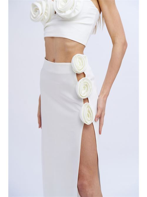 Gonna lunga c/rose NO SECRETS | 251NS213-LAT