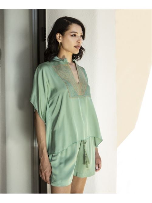 Blusa filo lurex AGGEL | SS61101KF-ALO