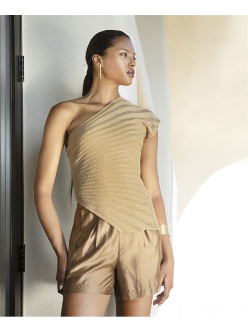 Top monospalla filo AGGEL | SS61109K-GOL