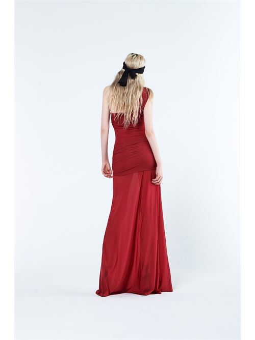 Abito lungo monospalla asimmetrico ANIYE BY | 185123-02496